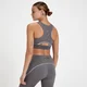 Brassière de sport réfléchissante MP Velocity Ultra pour femmes – Gris galet