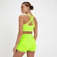 Brassière de sport MP Tempo pour femmes – Citron vert fluo zébré