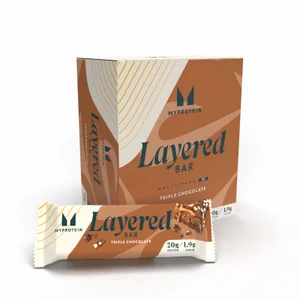 Barre protéinée à couches - Flavour Triple Chocolate Fudge