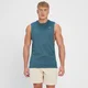 Débardeur à emmanchures échancrées MP Rest Day pour hommes – Bleu fumé