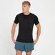 T-shirt à manches courtes sans coutures MP Tempo pour hommes – Noir