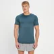 T-shirt à manches courtes sans coutures MP Tempo pour hommes – Bleu fumé