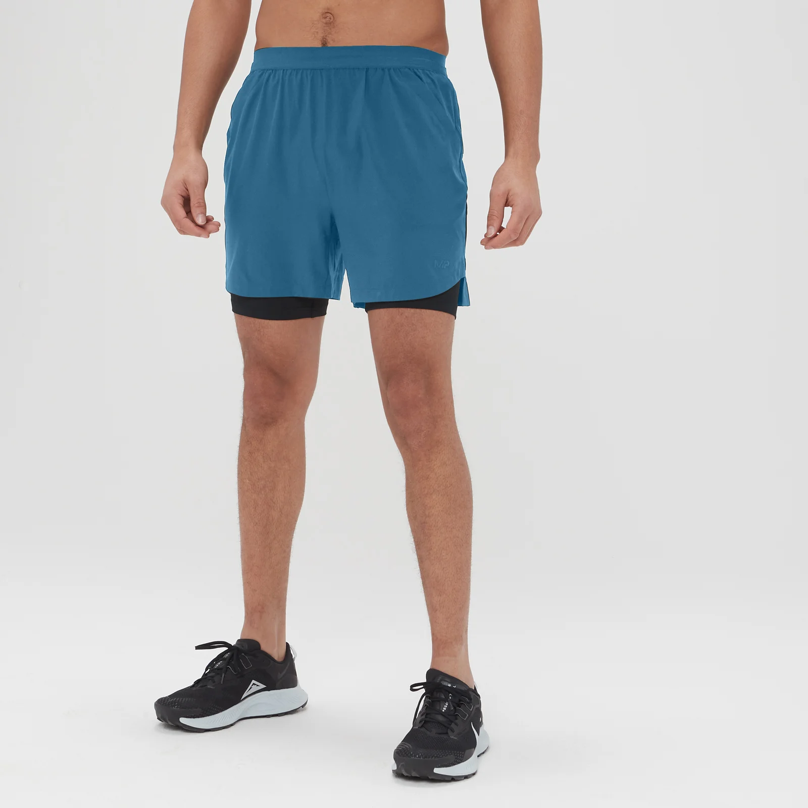 Short 2-en-1 avec entrejambe de 13 cm MP Composure pour hommes – Bleu sarcelle - XXSImage1