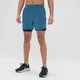 Short 2-en-1 avec entrejambe de 13 cm MP Composure pour hommes – Bleu sarcelle