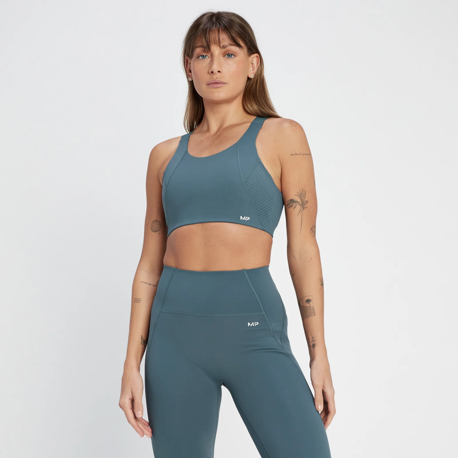 Brassière de sport MP Tempo Ultra pour femmes – Bleu fumé - XXSImage1