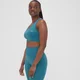 Brassière de sport sans coutures MP Composure pour femmes – Bleu sarcelle