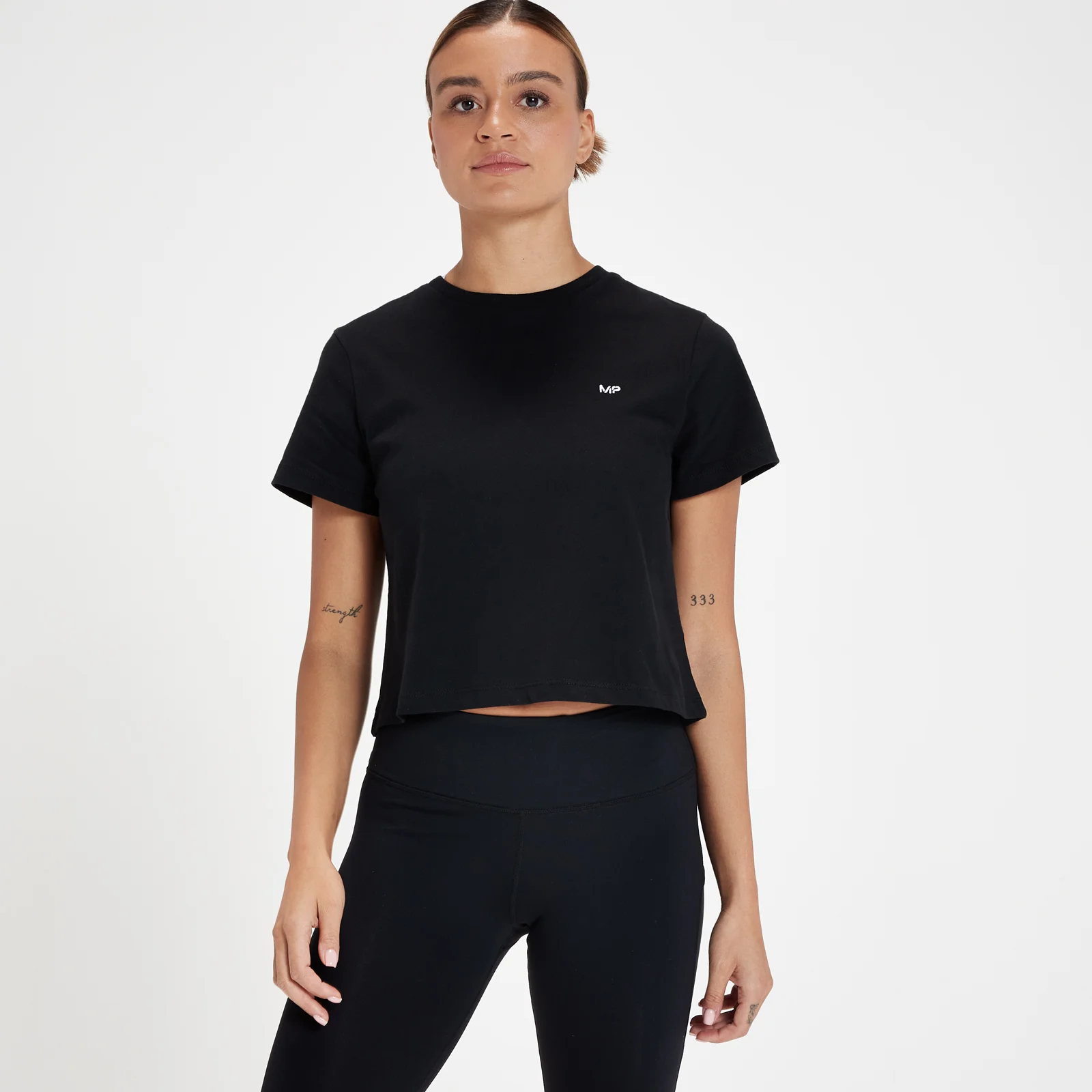 T-shirt court MP Rest Day pour femmes – Noir - XXSImage1