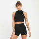 Débardeur sans coutures MP Tempo Tonal pour femmes – Noir