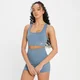 Brassière de sport sans coutures MP Shape pour femmes – Bleu galet