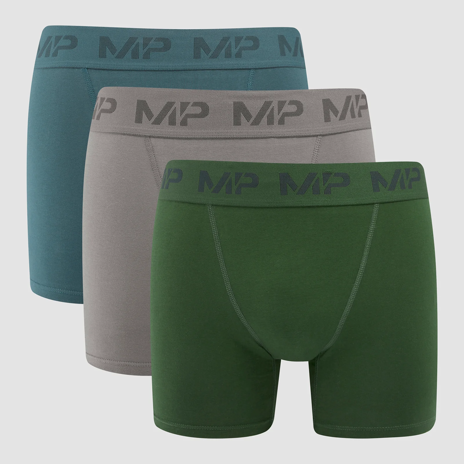 Boxers MP pour hommes (lot de 3) – Carbone/Bleu fumé/Vert foncé - XXSImage1