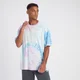 T-shirt oversize tie-dye MP Crayola – Blanc/Multicolore