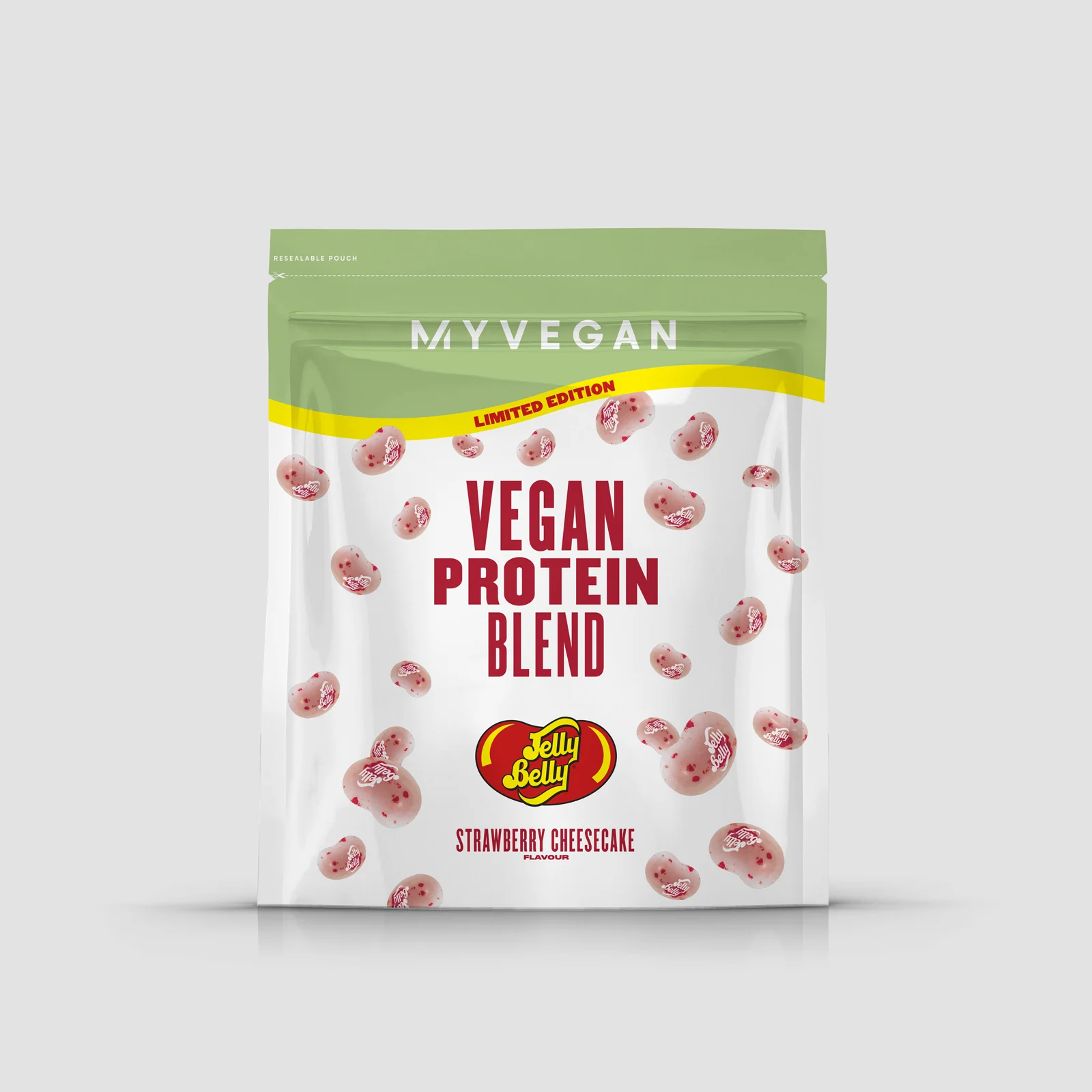 Mélange de protéines végétales – Jelly Belly en édition limitée - Strawberry CheesecakeImage1