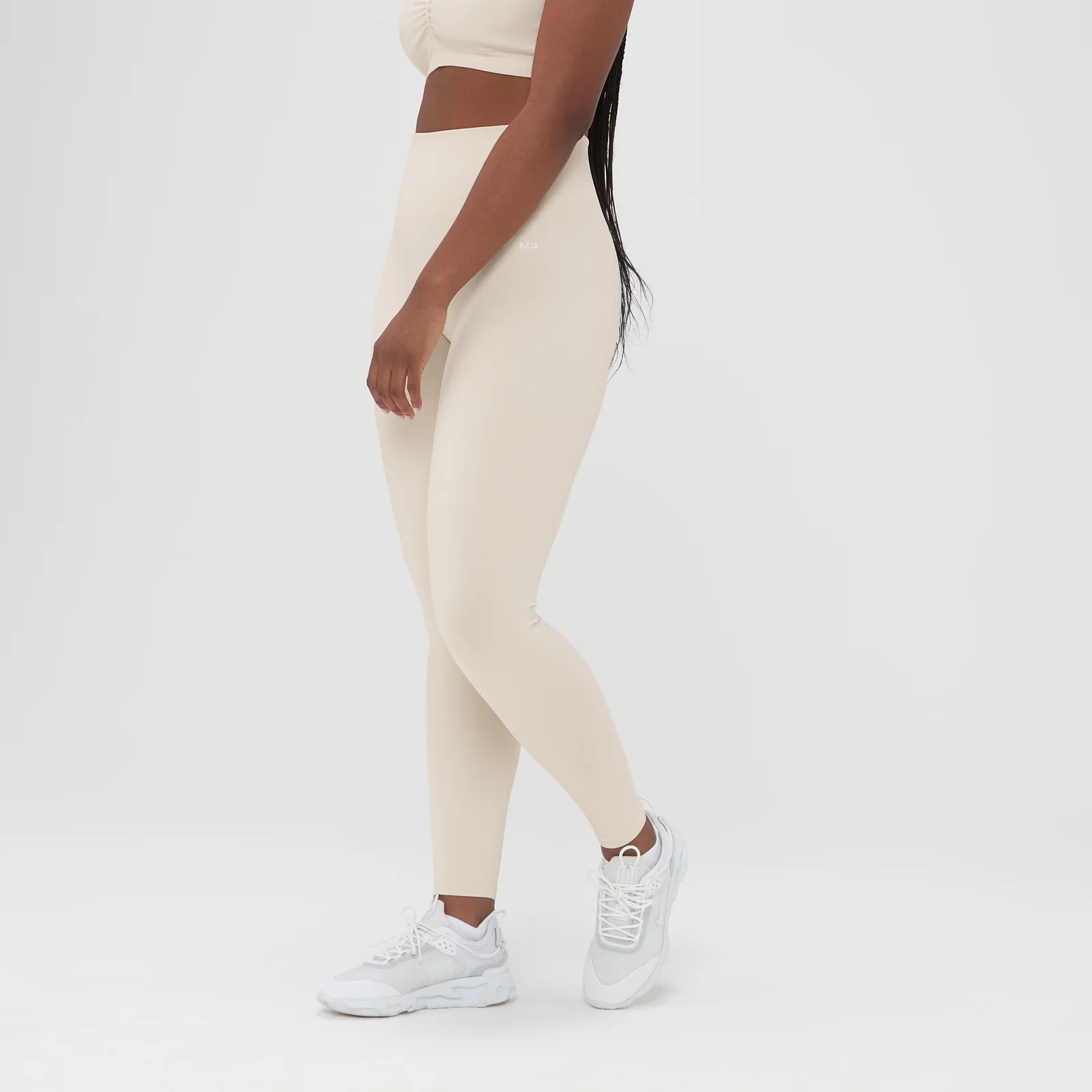 Legging sans coutures délavé MP pour femmes – Écru - XSImage1