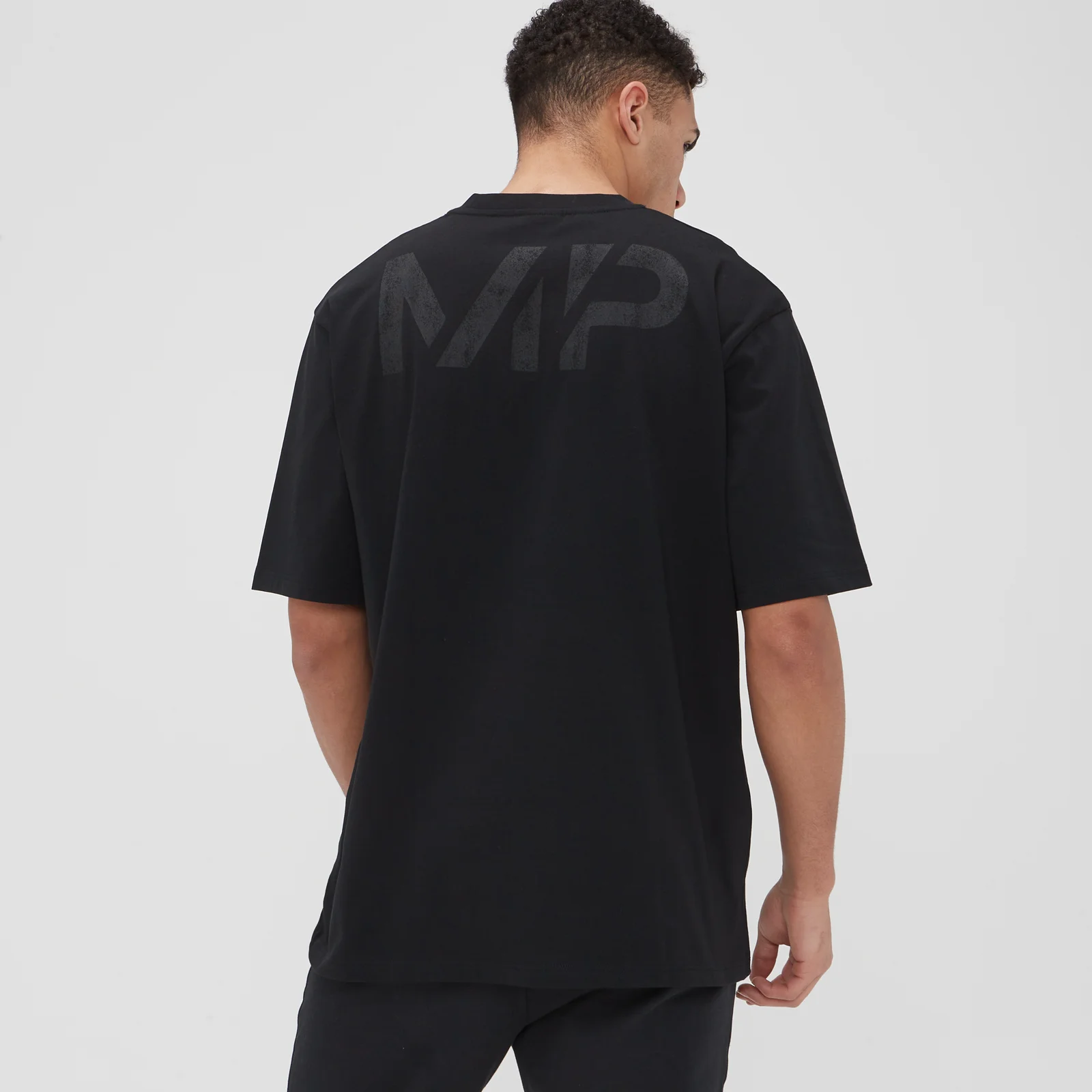 T-shirt oversize MP Grit Graphic pour hommes – Noir - XXSImage1
