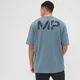 T-shirt oversize MP Grit Graphic pour hommes – Bleu galet