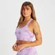 Brassière de sport sans coutures MP Shape pour femmes – Tie-dye violet