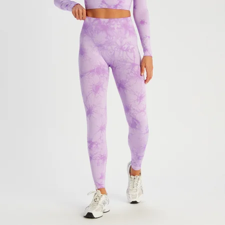 Legging sans coutures MP Shape pour femmes – Tie-dye violet