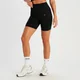 Short côtelé sans coutures MP Tempo pour femmes – Noir
