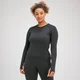 Haut sans coutures à manches longues MP Tempo Illusion pour femmes – Noir