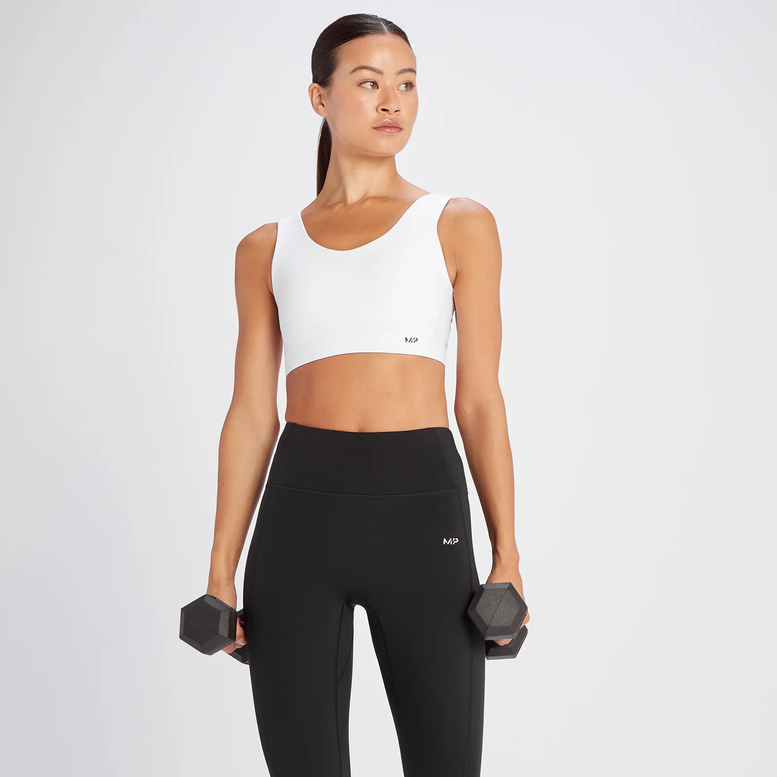 Brassière de sport MP Tempo Basics pour femmes – Blanc - XSImage1