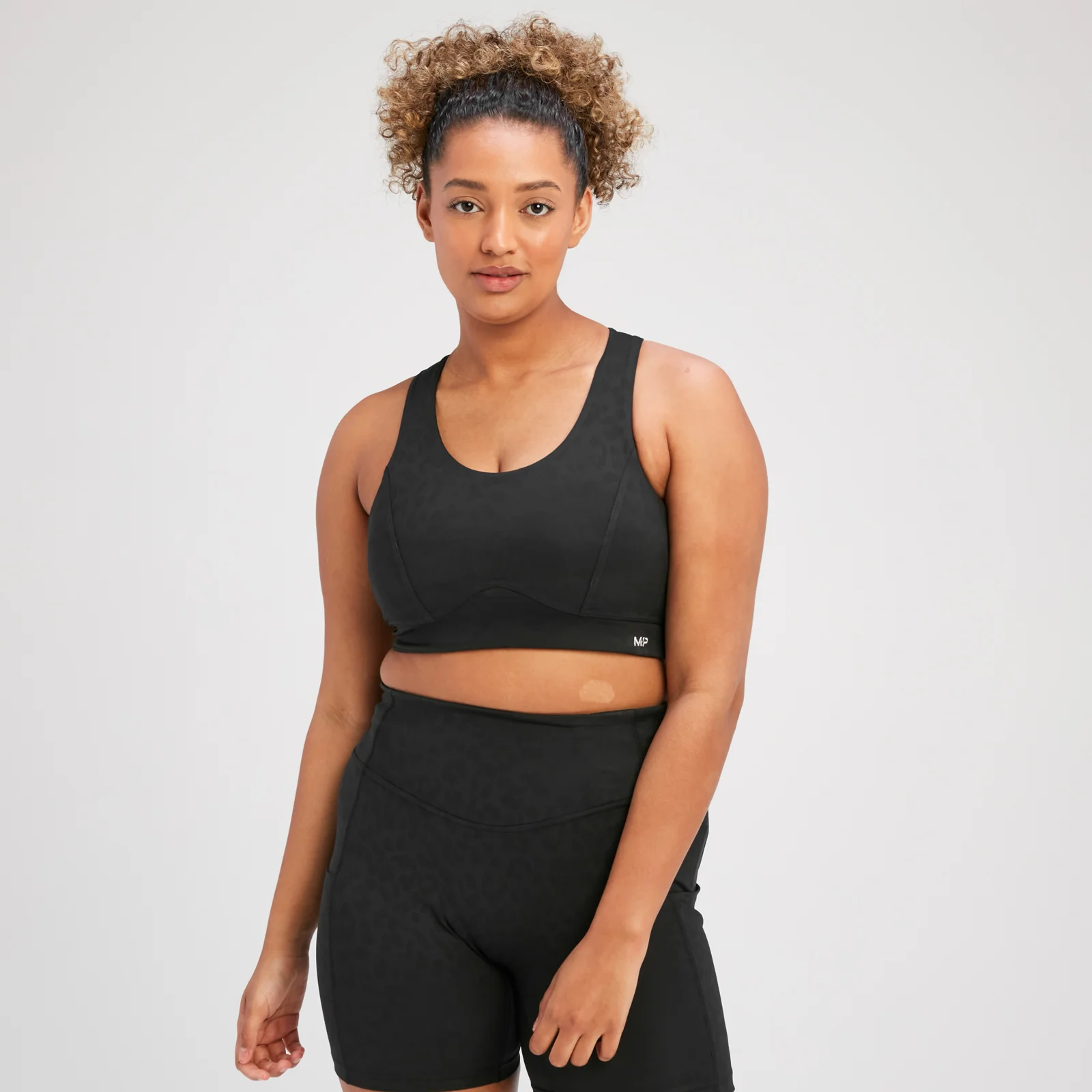 Brassière de sport MP Tempo Animal pour femmes – Noir - XSImage1