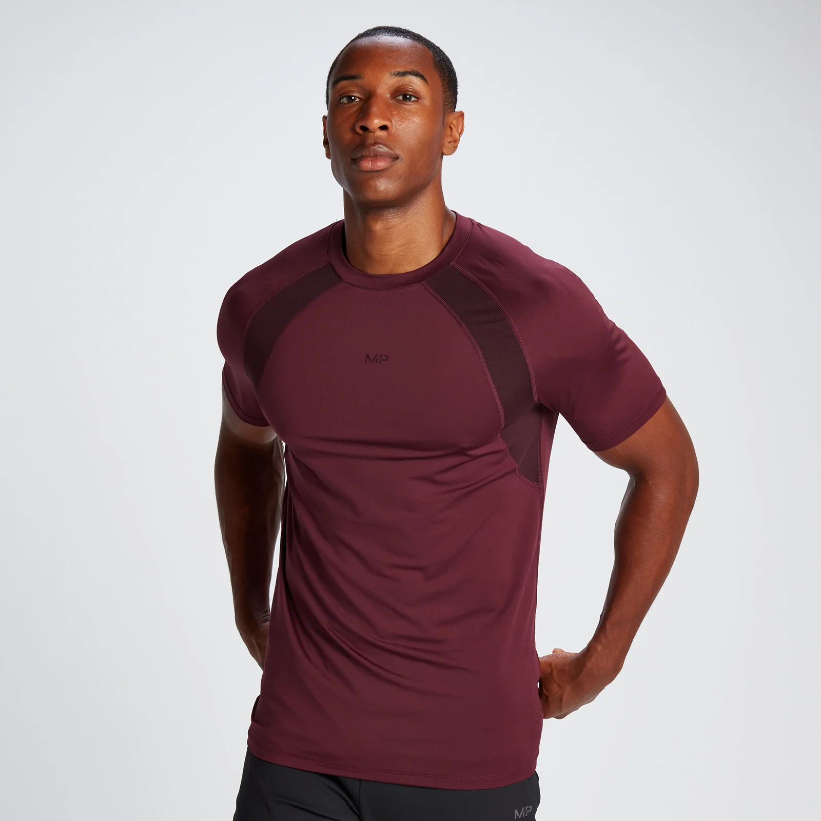 T-shirt MP Tempo pour hommes – Bordeaux foncé - XSImage1