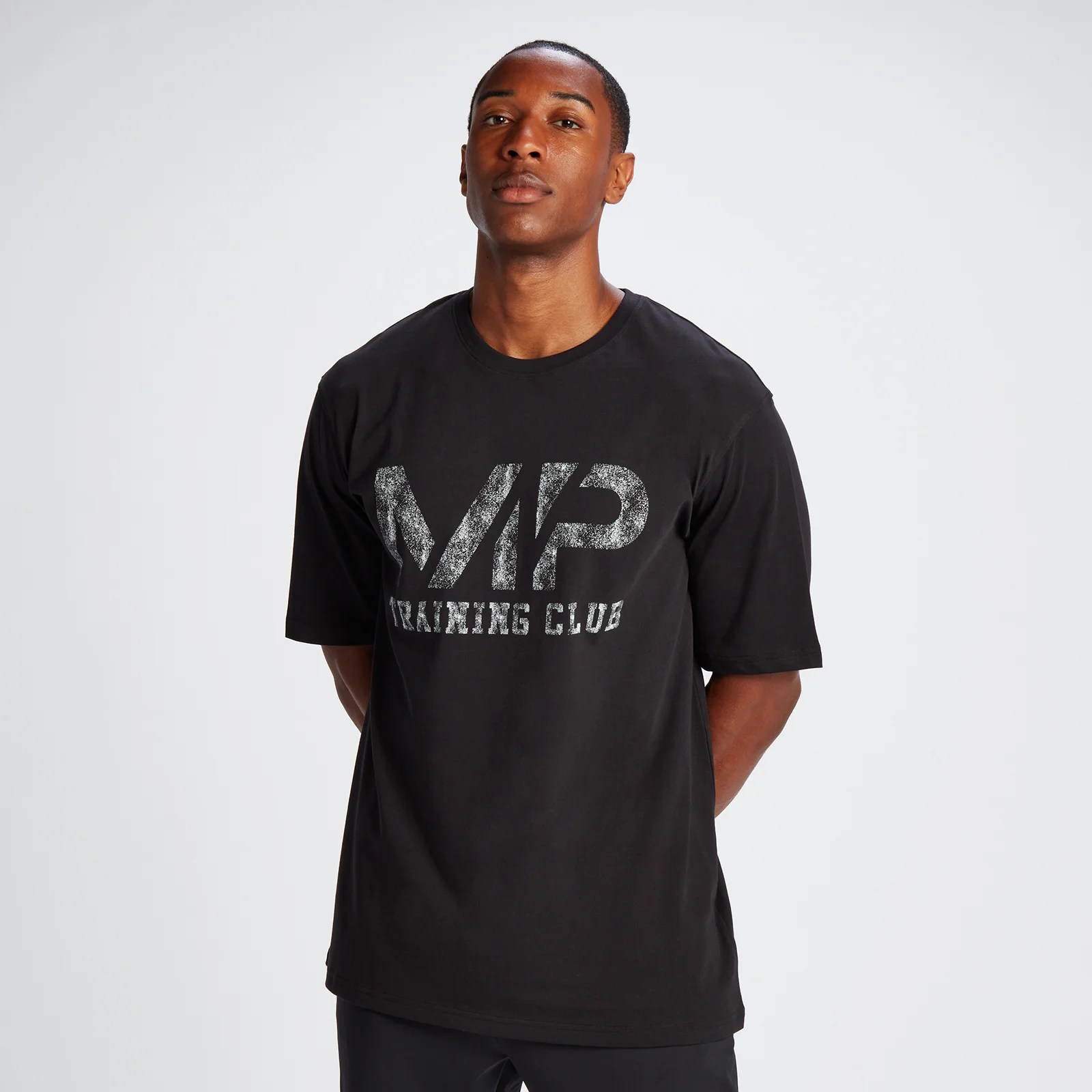 T-shirt en coton oversize MP Tempo pour hommes – Noir - XSImage1