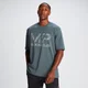 T-shirt en coton oversize MP Tempo pour hommes – Gris ardoise