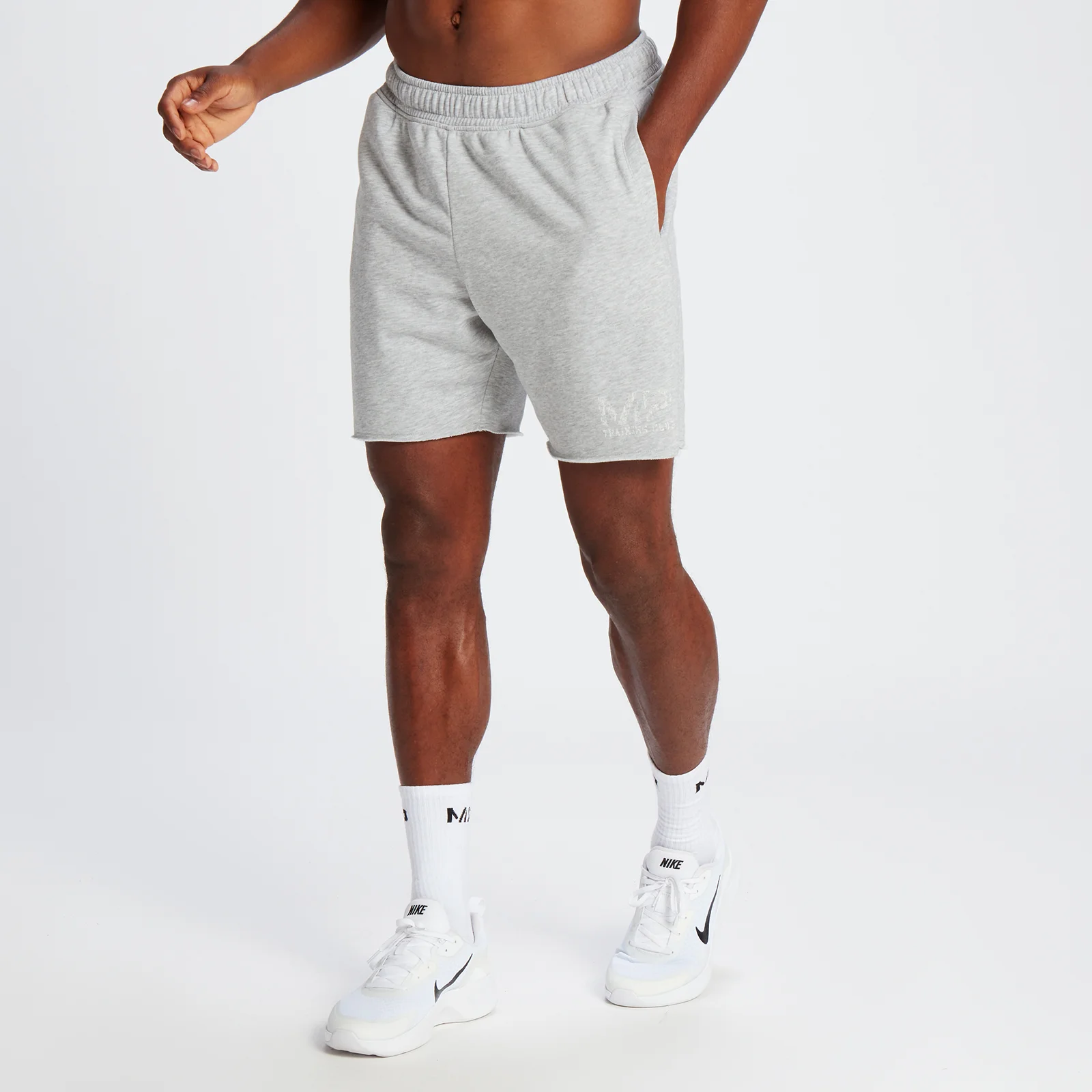 Short en coton MP Tempo pour hommes – Orage chiné - XSImage1