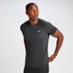 T-shirt sans coutures à manches courtes MP pour hommes – Noir chiné