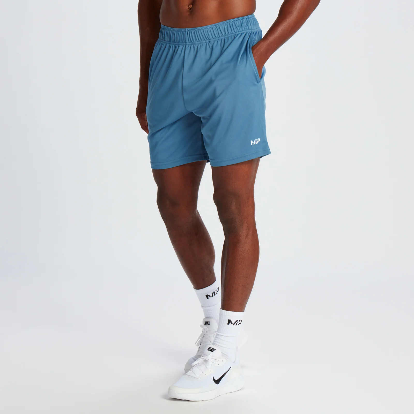 Short d’entraînement léger en jersey MP pour hommes – Bleu anthracite - XSImage1