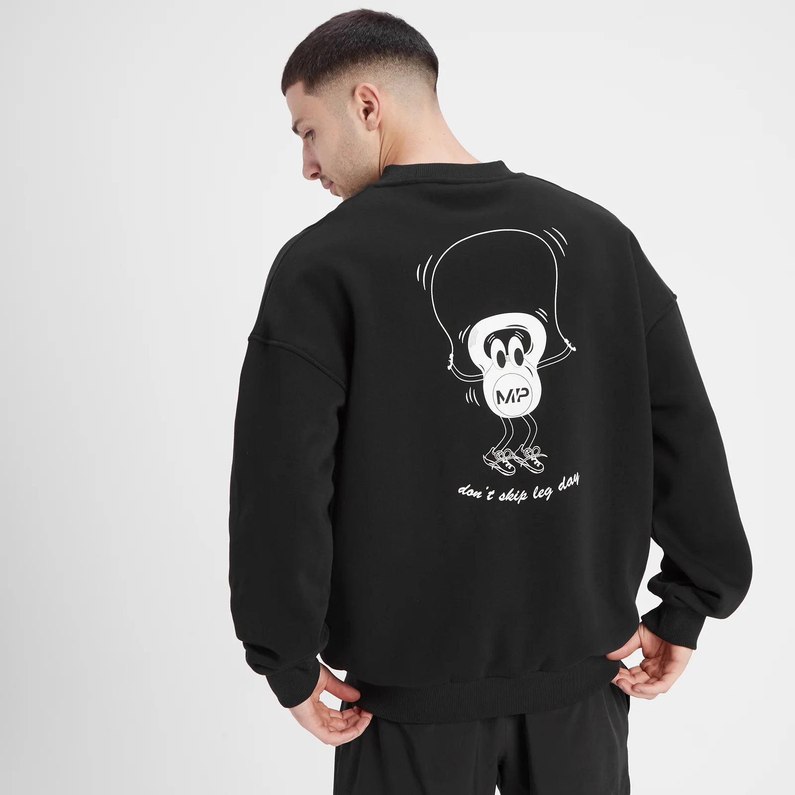 Sweat MP Leg Day Graphic pour hommes – Noir - XSImage1