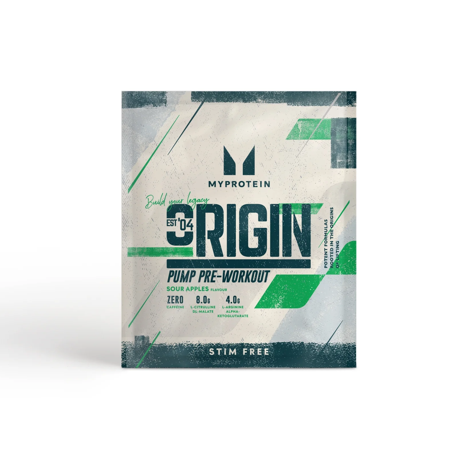 Origin pré-entraînement sans stimulants (échantillon) - 20g - Sour ApplesImage1