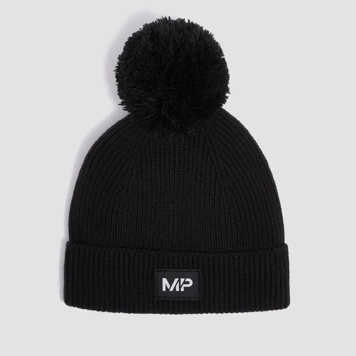 Bonnet à pompon MP — Noir