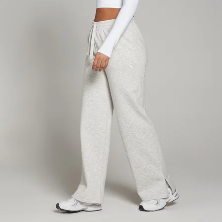 Jogging coupe droite MP Basics pour femmes – Gris clair chiné