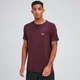 T-shirt à manches courtes MP Performance pour hommes – Bordeaux chiné