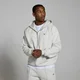 Sweat à capuche épais à fermeture éclair MP Lifestyle pour hommes – Gris clair chiné