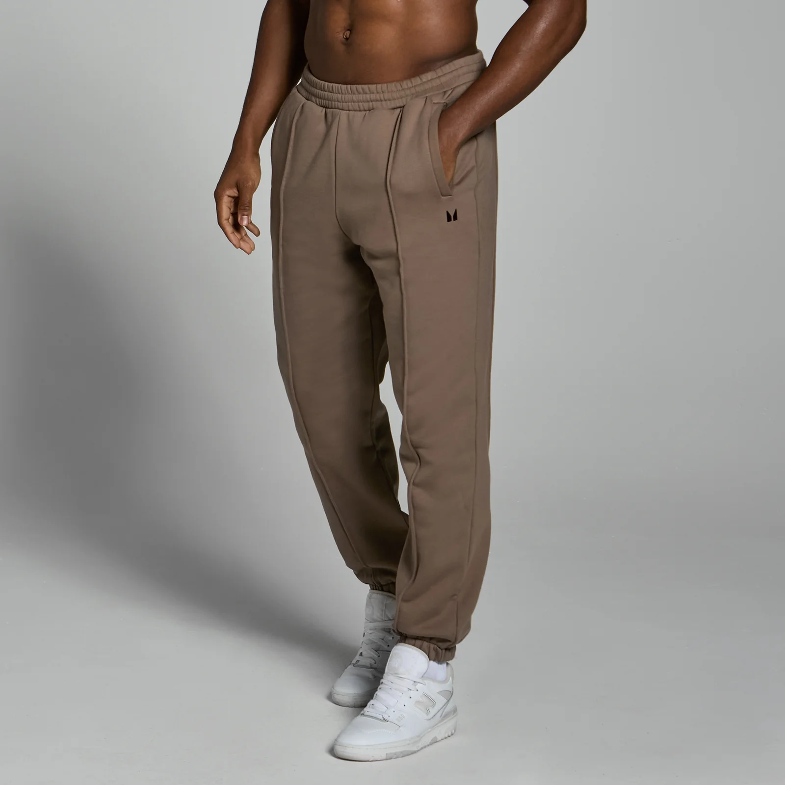 Jogging épais oversize MP Lifestyle pour hommes – Brun clair - XSImage1