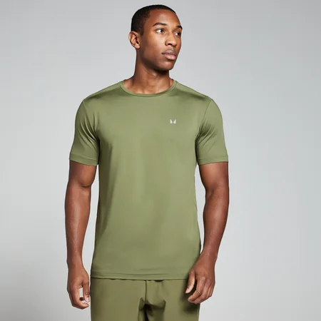 T-shirt à manches courtes MP Velocity pour hommes – Kaki