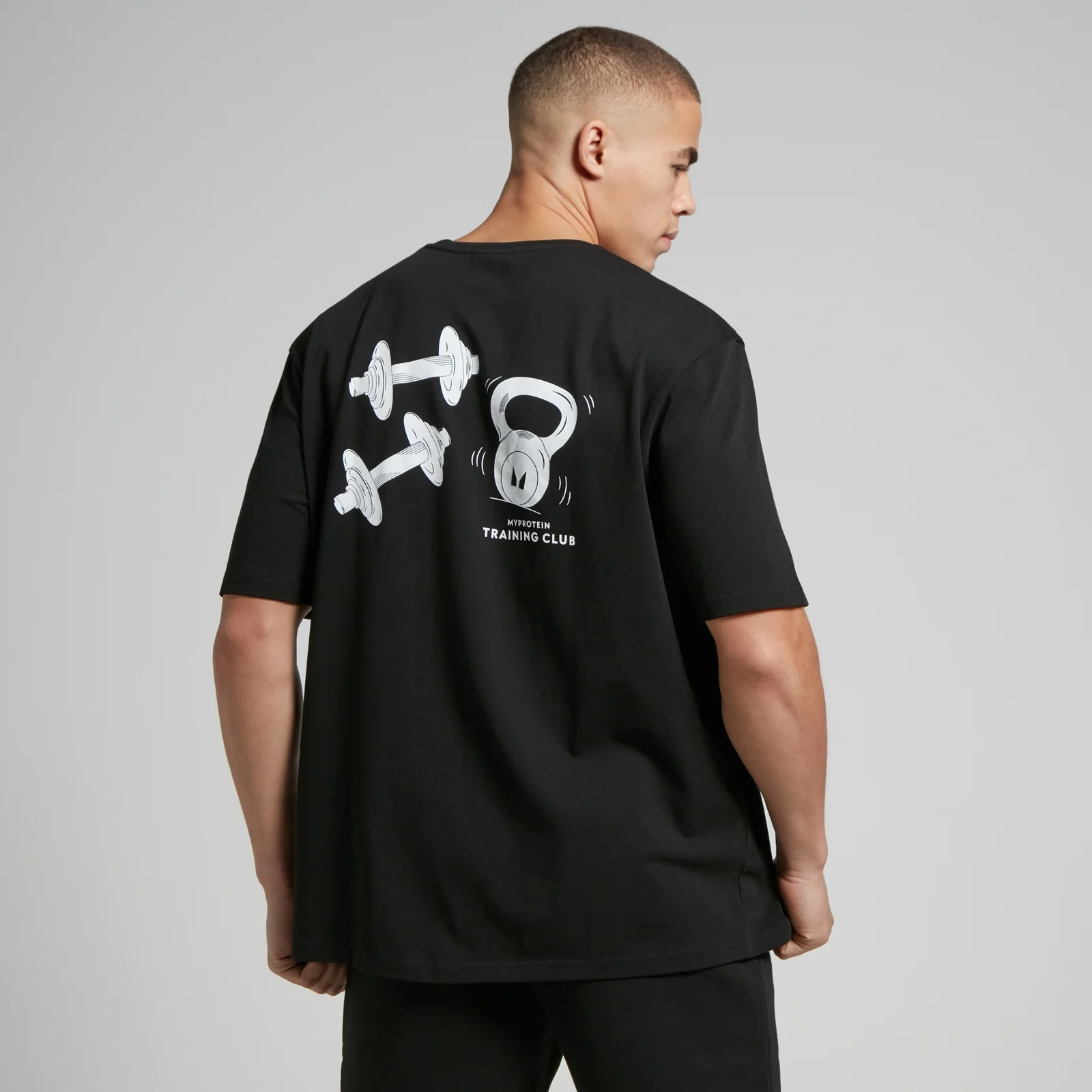 T-shirt oversize MP Tempo Graphic pour hommes – Noir - XSImage1