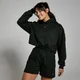 Sweat à capuche court épais MP Lifestyle pour femmes – Noir