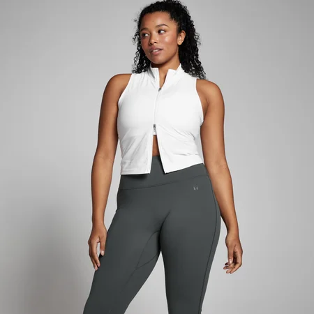 Débardeur zippé MP Tempo pour femmes – Blanc