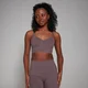 Brassière de sport thermocollée MP Studio pour femmes – Mocha