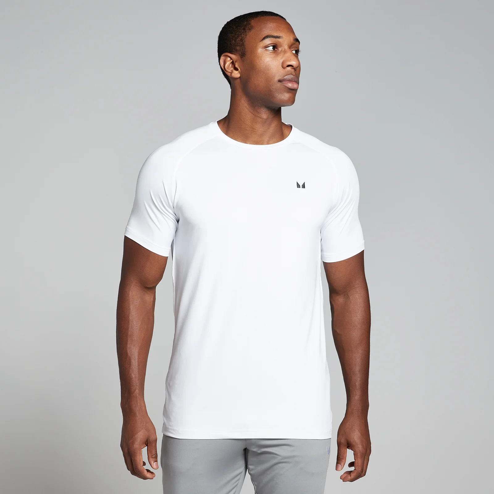 T-shirt d’entraînement à manches courtes MP pour hommes – Blanc - XXSImage1