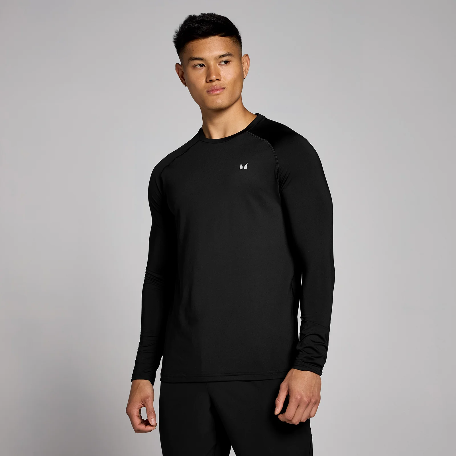 T-shirt d’entraînement à manches longues MP pour hommes – Noir - XXSImage1
