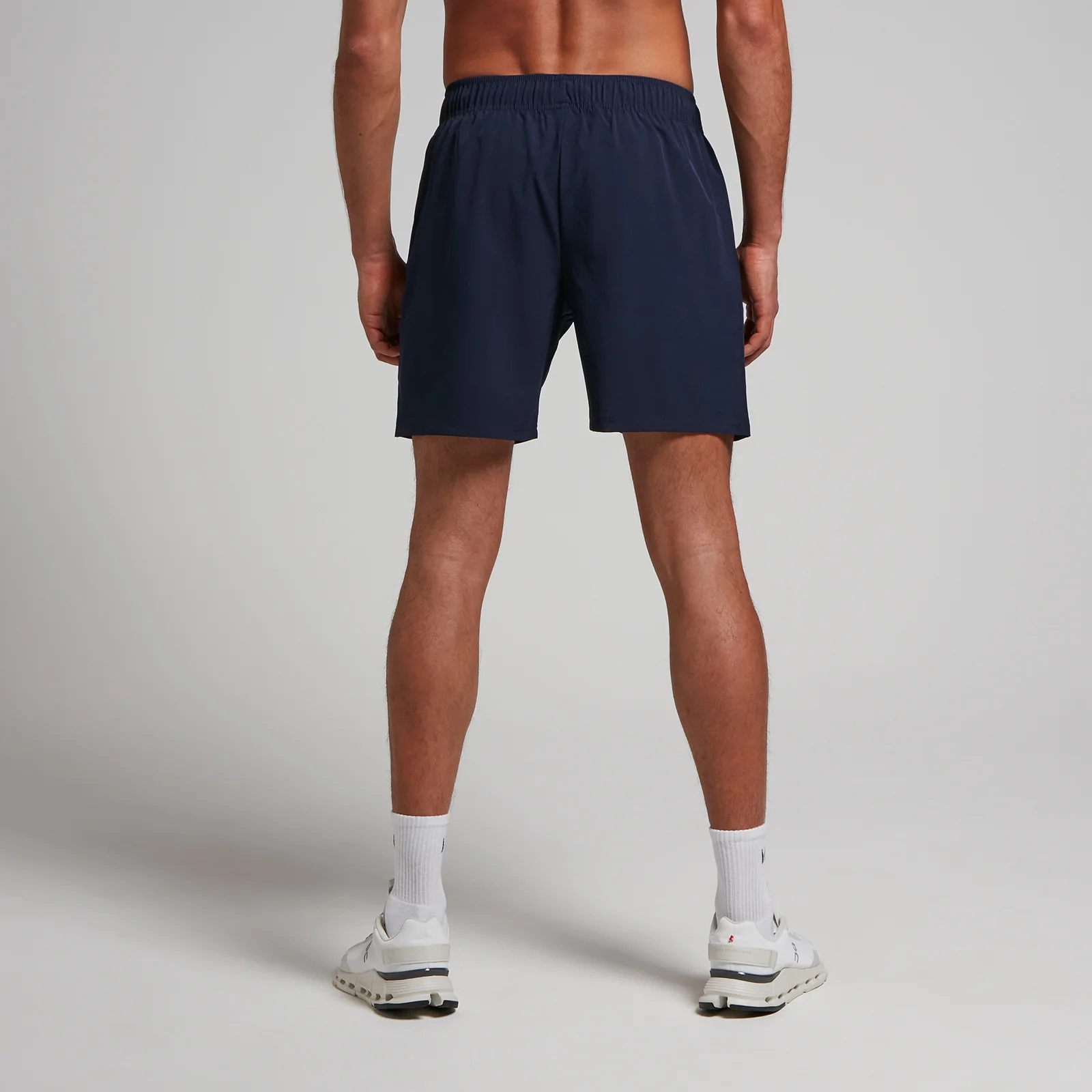 Short d’entraînement en matière tissée MP pour hommes – Bleu marine - SImage2