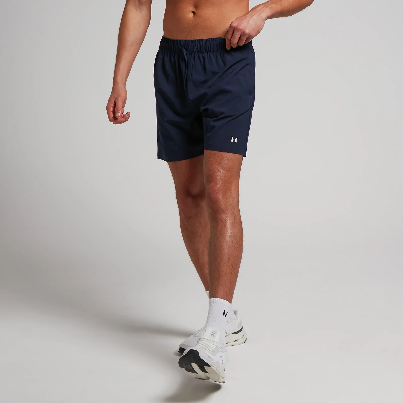 Short d’entraînement en matière tissée MP pour hommes – Bleu marine - SImage1