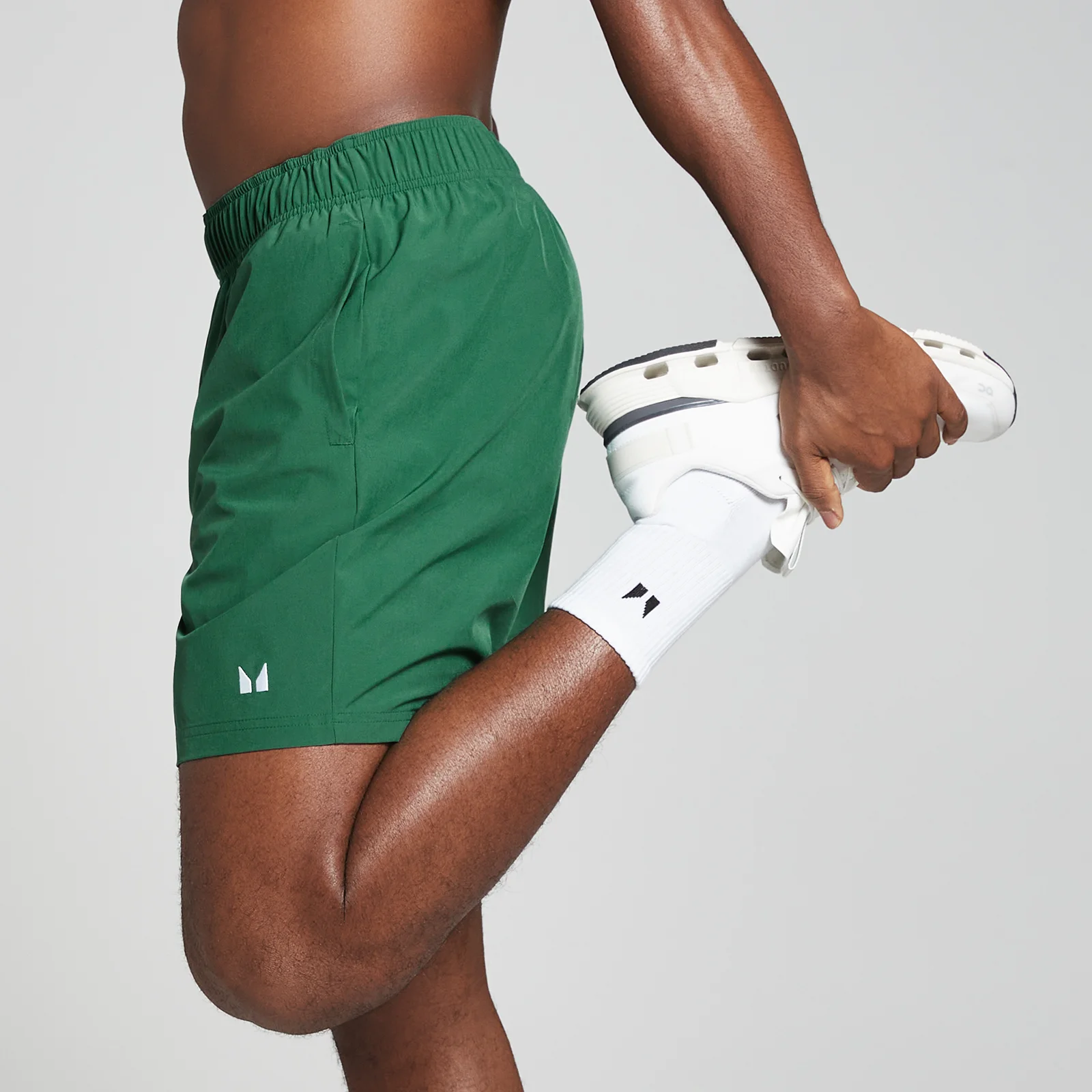 Short d’entraînement en matière tissée MP pour hommes – Vert kaki - XSImage4