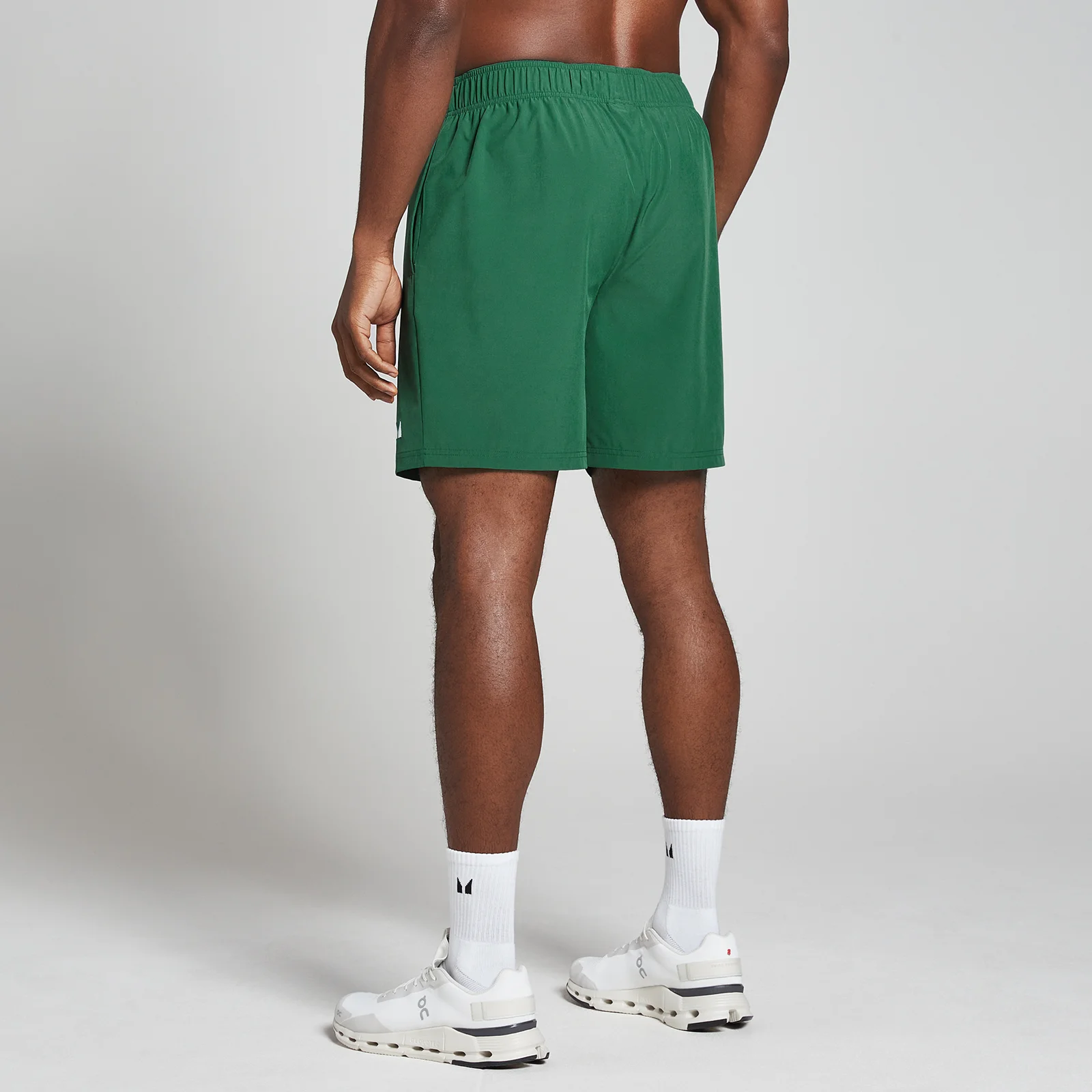 Short d’entraînement en matière tissée MP pour hommes – Vert kaki - XSImage2