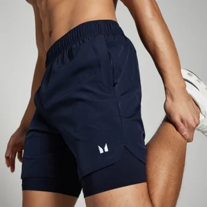Short d’entraînement 2-en-1 MP pour hommes – Bleu marine - Size S